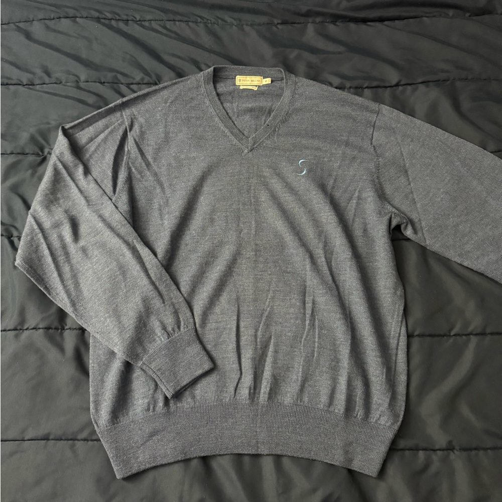 Peter Millar Golf Sweater Sebonack Logo Size Medium